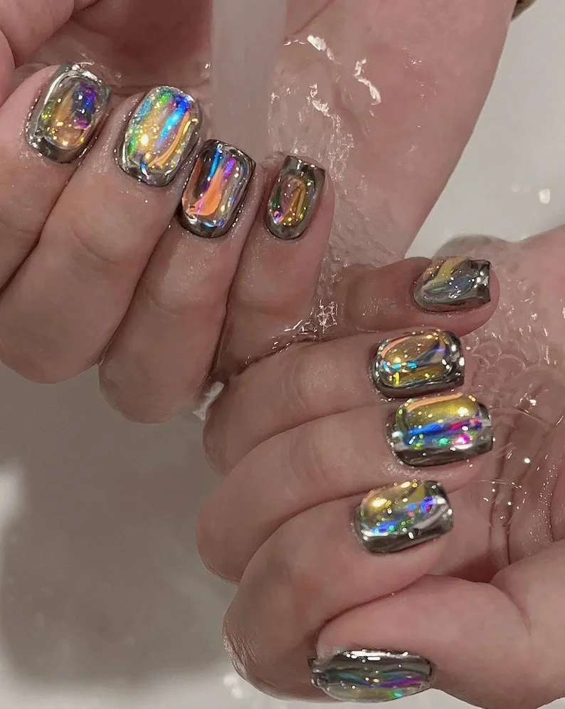 press on nails, custom press on nails, fake nails, Nails Art, stained glass nails, gold press on nails, 3d press on nails, luxury press on nails, handmade press on nails