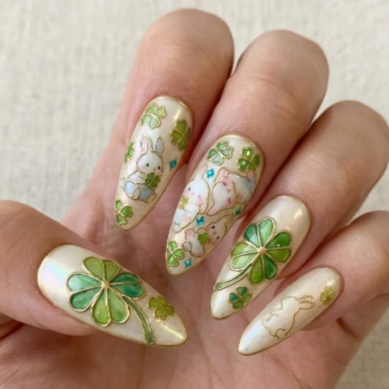 press on nails, custom press on nails, fake nails, Nails Art, stained glass nails, gold press on nails, 3d press on nails, luxury press on nails, handmade press on nails