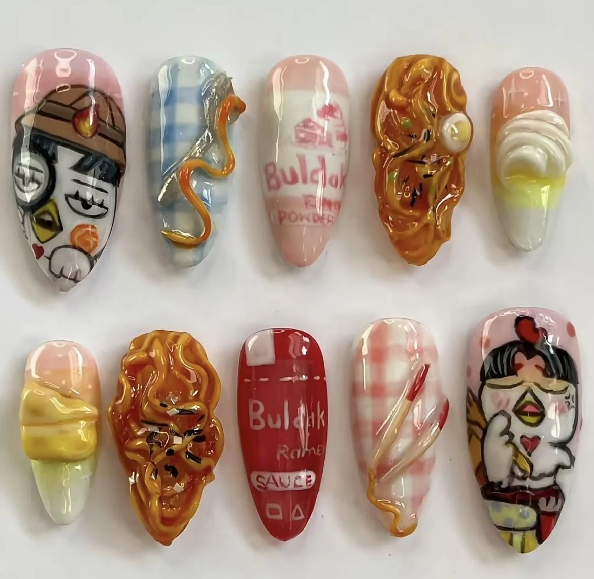 press on nails, custom press on nails, fake nails, Nails Art, stained glass nails, gold press on nails, 3d press on nails, luxury press on nails, handmade press on nails