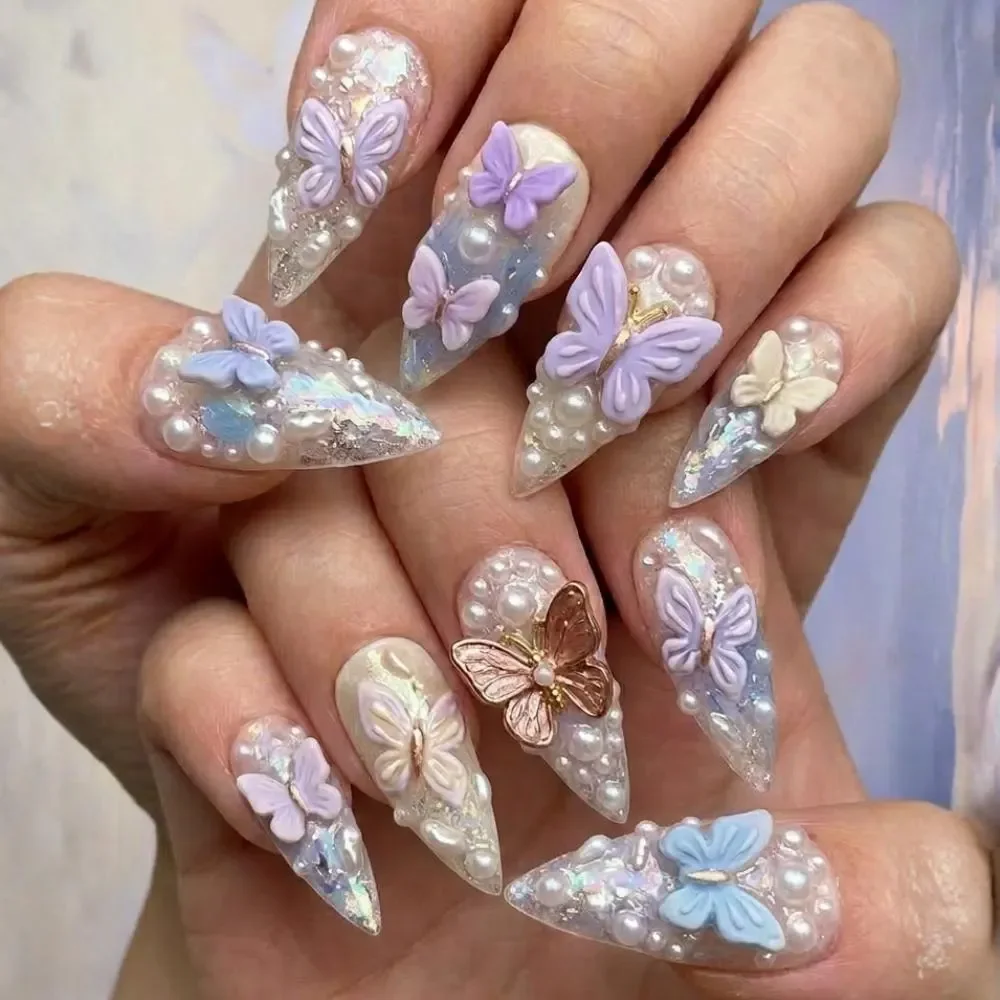 press on nails, custom press on nails, fake nails, Nails Art, stained glass nails, gold press on nails, 3d press on nails, luxury press on nails, handmade press on nails