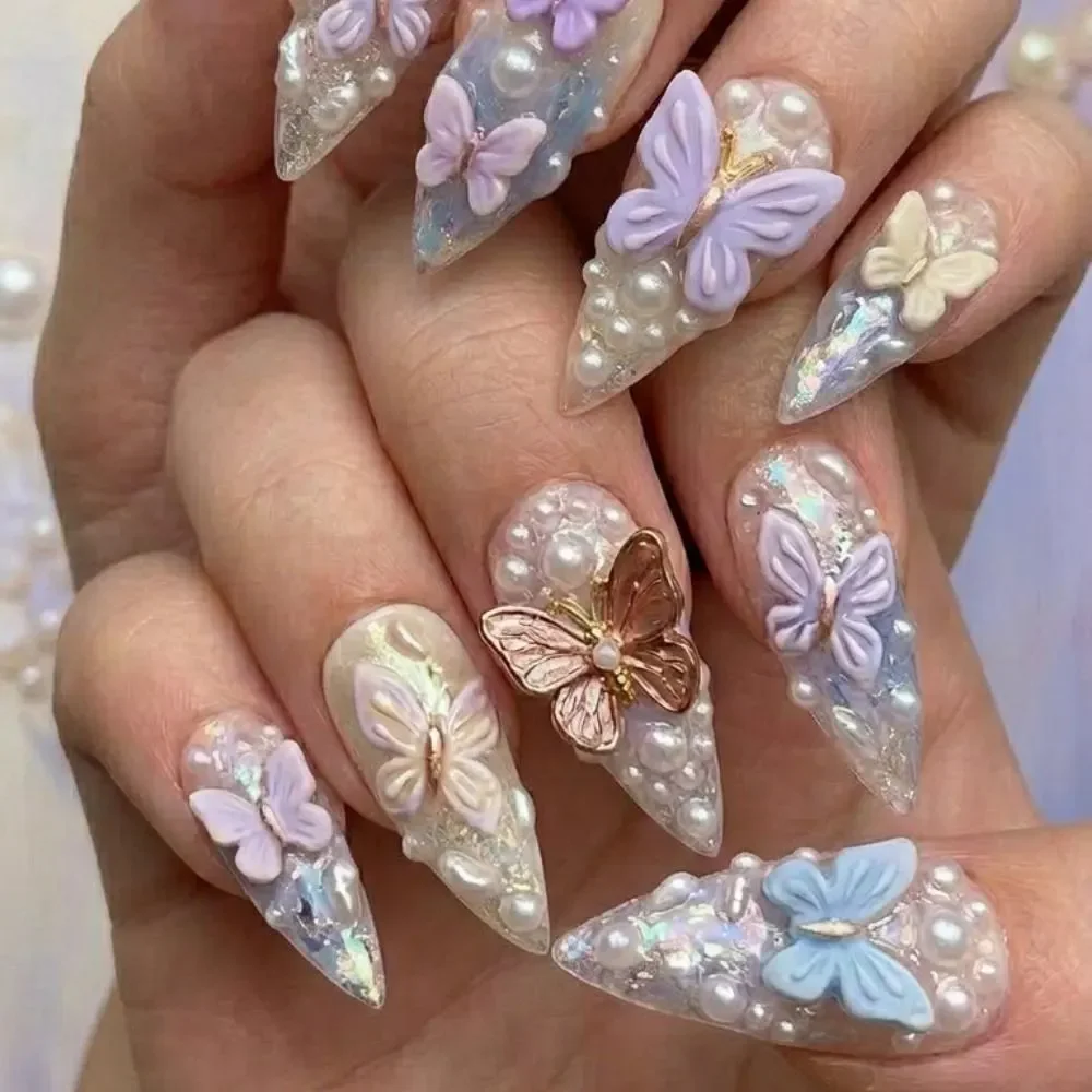press on nails, custom press on nails, fake nails, Nails Art, stained glass nails, gold press on nails, 3d press on nails, luxury press on nails, handmade press on nails