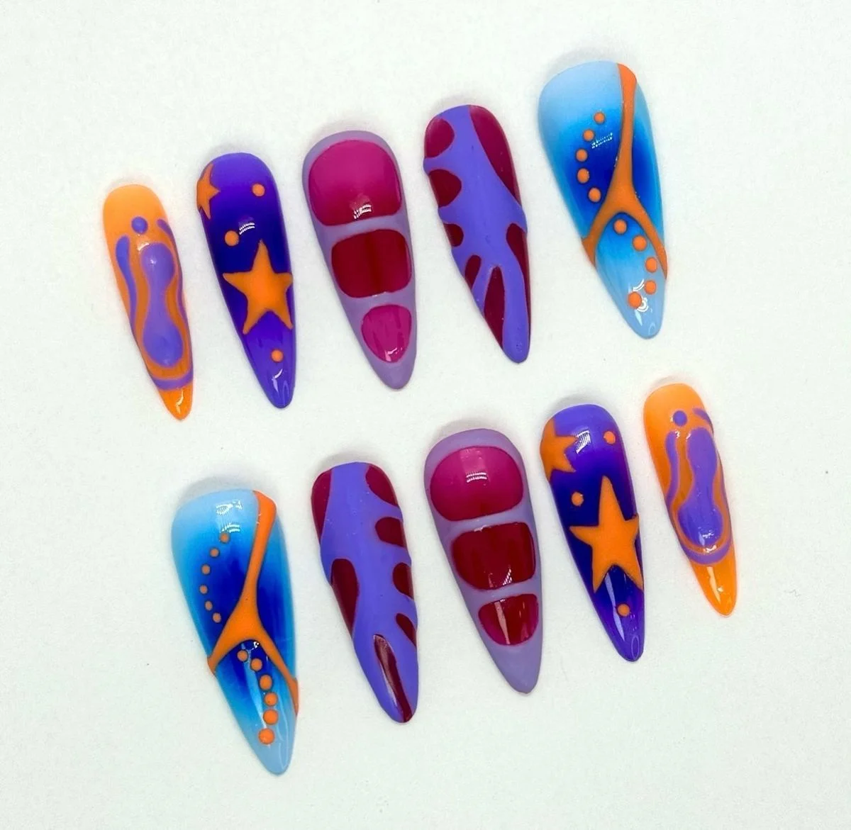 press on nails, custom press on nails, fake nails, Nails Art, stained glass nails, gold press on nails, 3d press on nails, luxury press on nails, handmade press on nails