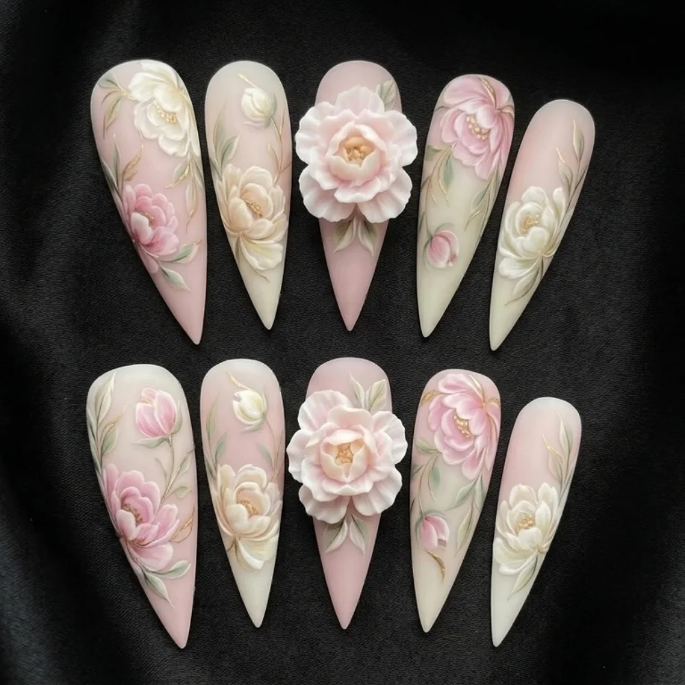 press on nails, custom press on nails, fake nails, Nails Art, stained glass nails, gold press on nails, 3d press on nails, luxury press on nails, handmade press on nails