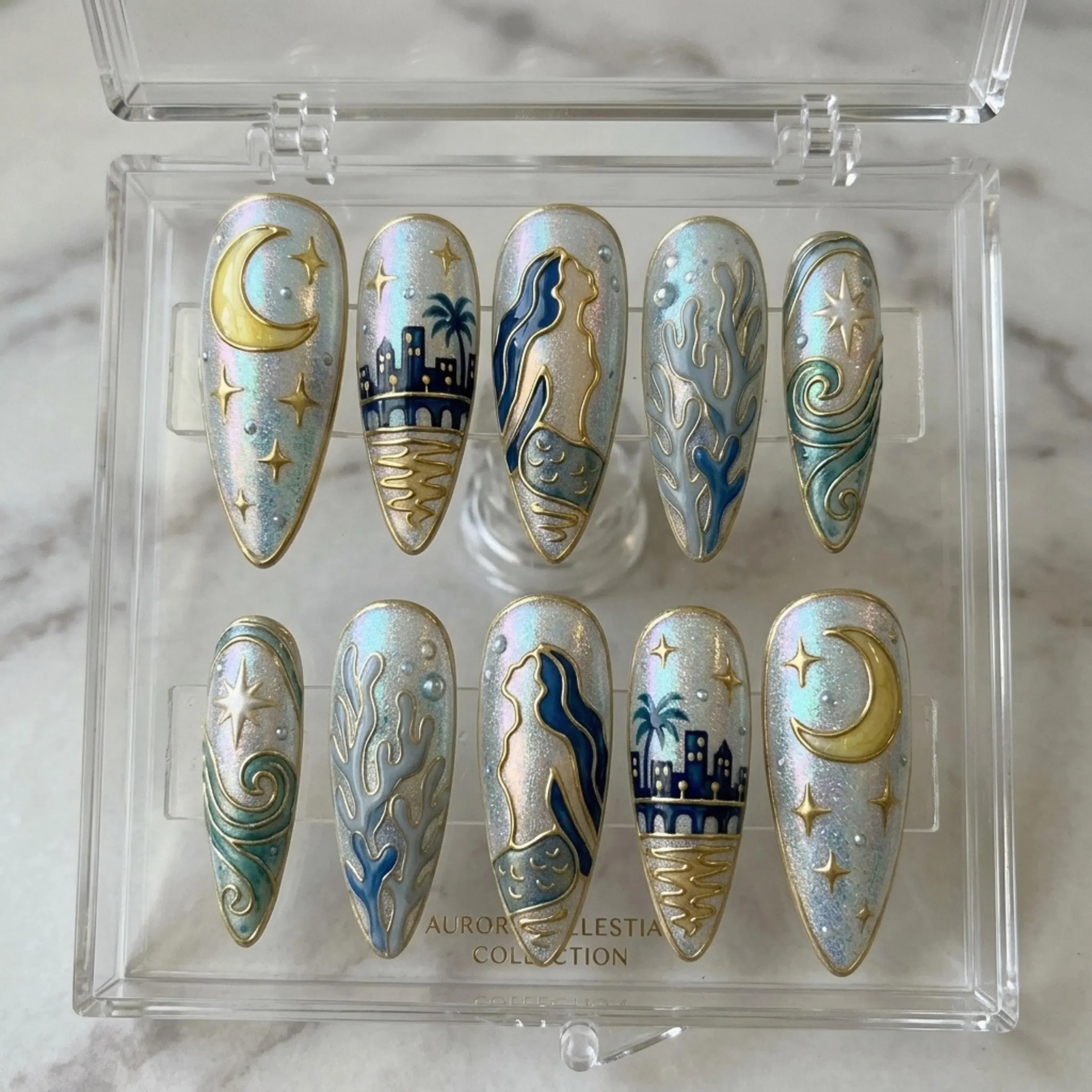 press on nails, custom press on nails, fake nails, Nails Art, stained glass nails, gold press on nails, 3d press on nails, luxury press on nails, handmade press on nails
