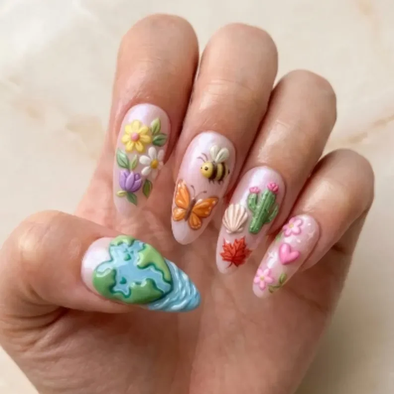 press on nails, custom press on nails, fake nails, Nails Art, stained glass nails, gold press on nails, 3d press on nails, luxury press on nails, handmade press on nails