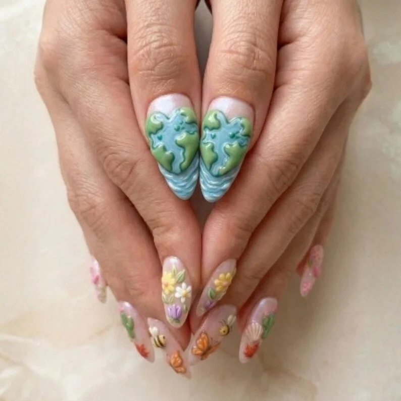 press on nails, custom press on nails, fake nails, Nails Art, stained glass nails, gold press on nails, 3d press on nails, luxury press on nails, handmade press on nails