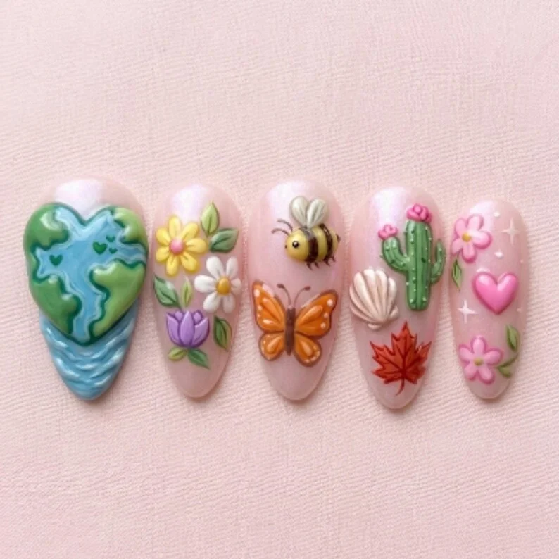 press on nails, custom press on nails, fake nails, Nails Art, stained glass nails, gold press on nails, 3d press on nails, luxury press on nails, handmade press on nails