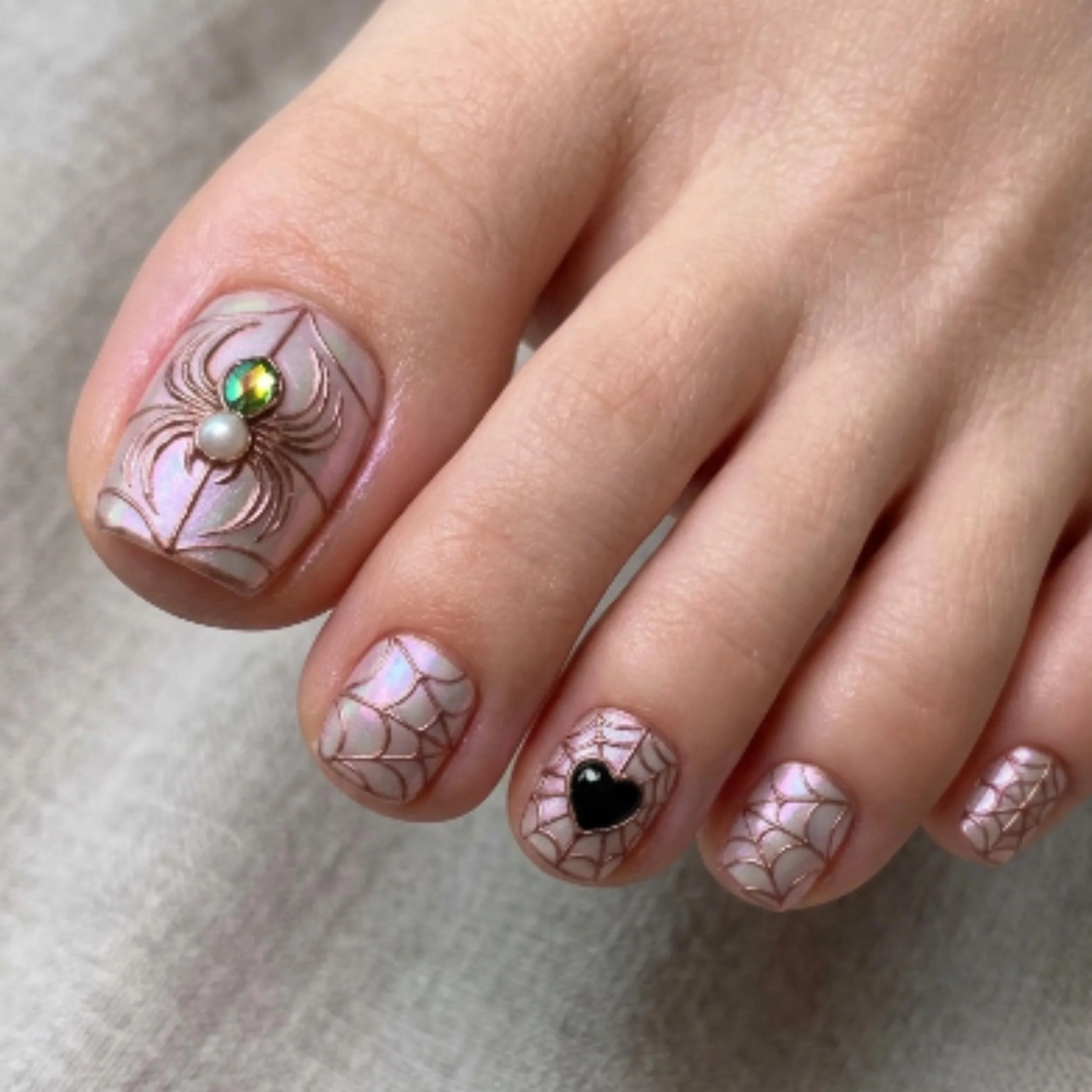 gothic pedicure, 3D nail art, press on nails, custom press on nails, fake nails, Nails Art, stained glass nails, gold press on nails, 3d press on nails, luxury press on nails, handmade press on nails
