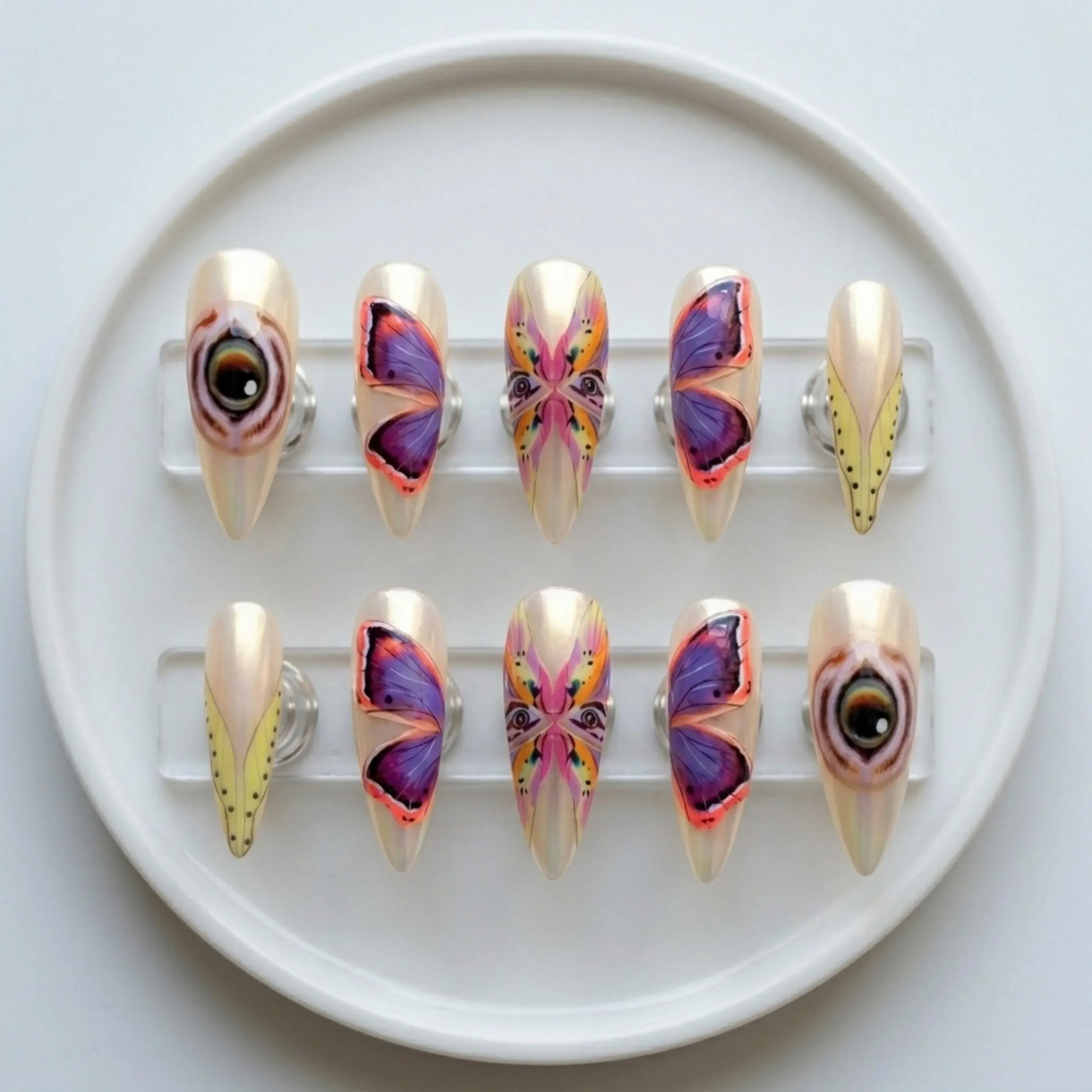 press on nails, custom press on nails, fake nails, Nails Art, stained glass nails, gold press on nails, 3d press on nails, luxury press on nails, handmade press on nails