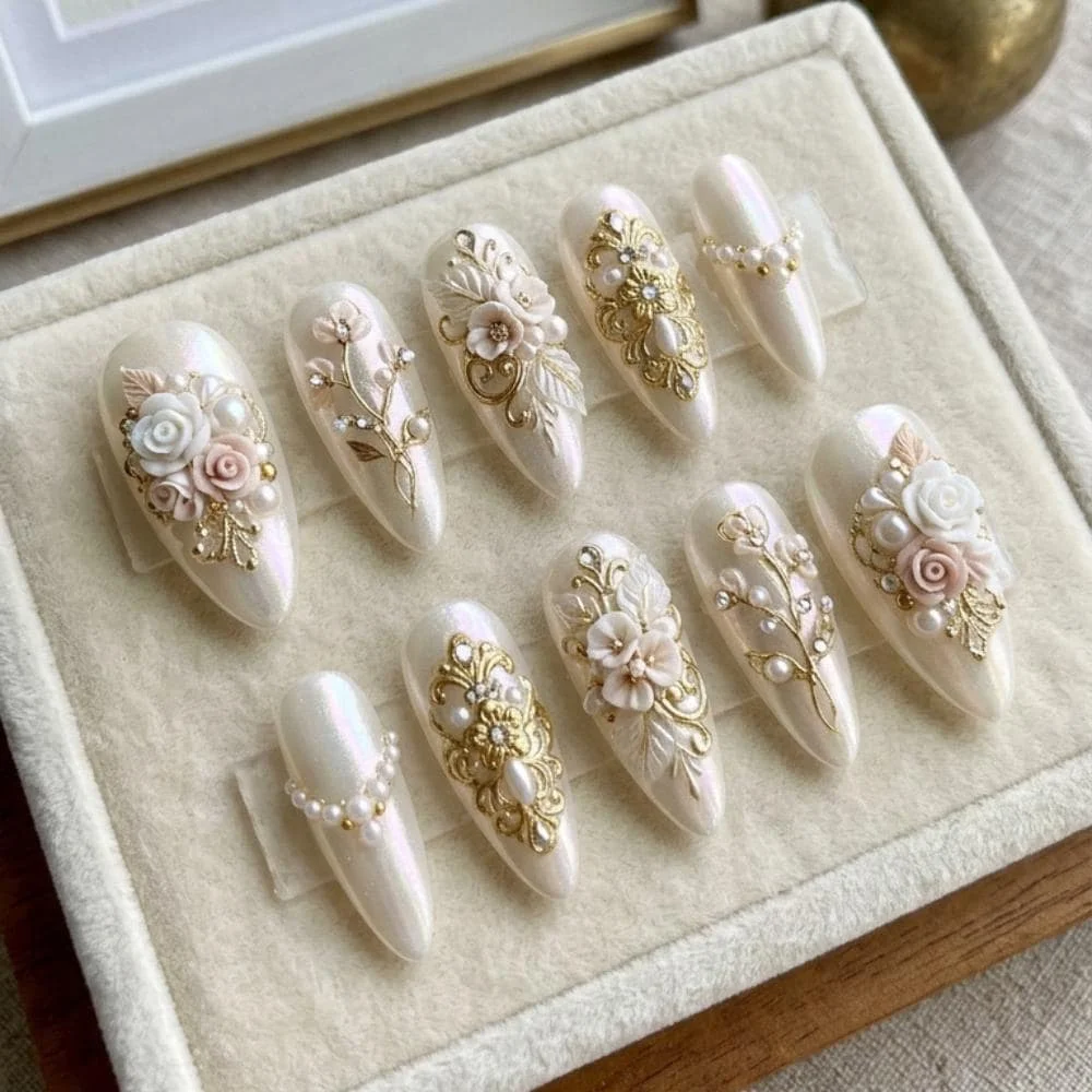 press on nails, custom press on nails, fake nails, Nails Art, stained glass nails, gold press on nails, 3d press on nails, luxury press on nails, handmade press on nails