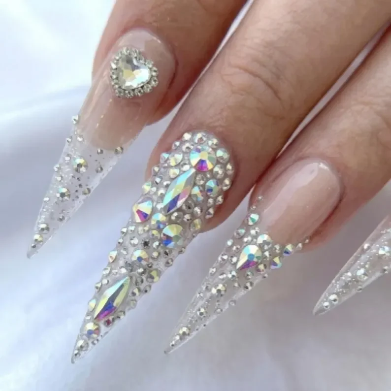 press on nails, custom press on nails, fake nails, Nails Art, stained glass nails, gold press on nails, 3d press on nails, luxury press on nails, handmade press on nails