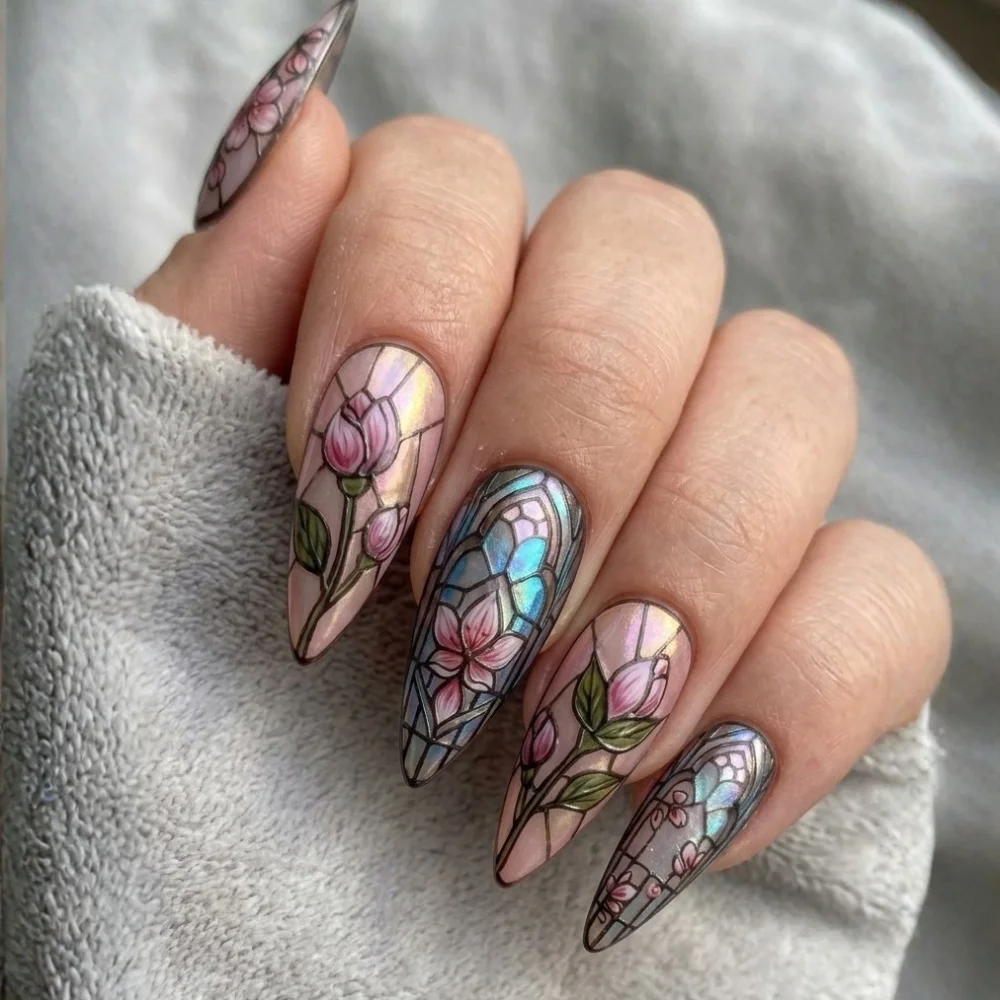 press on nails, custom press on nails, fake nails, Nails Art, stained glass nails, gold press on nails, 3d press on nails, luxury press on nails, handmade press on nails