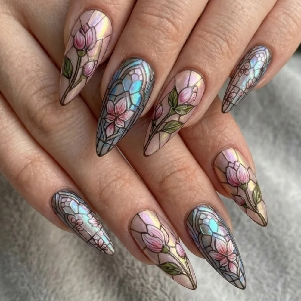 press on nails, custom press on nails, fake nails, Nails Art, stained glass nails, gold press on nails, 3d press on nails, luxury press on nails, handmade press on nails