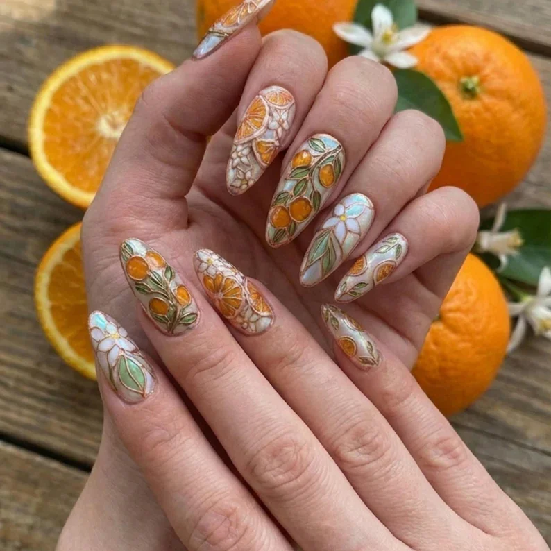press on nails, custom press on nails, fake nails, Nails Art, stained glass nails, gold press on nails, 3d press on nails, luxury press on nails, handmade press on nails
