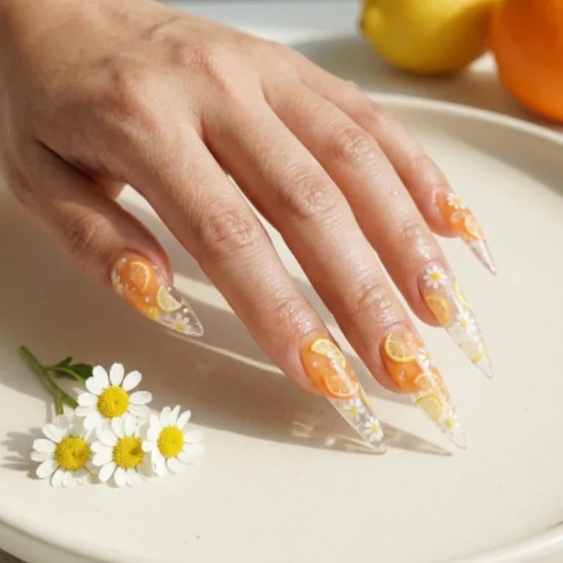 press on nails, summer nail design, custom press on nails, fake nails, Nails Art, stained glass nails, gold press on nails, 3d press on nails, luxury press on nails, handmade press on nails
