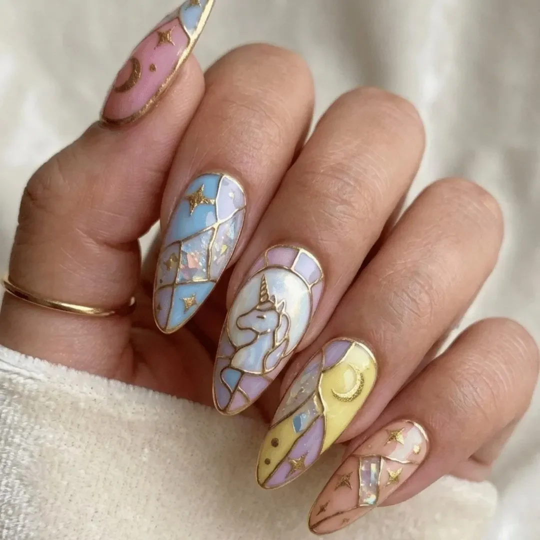 press on nails, custom press on nails, fake nails, Nails Art, stained glass nails, gold press on nails, 3d press on nails, luxury press on nails, handmade press on nails