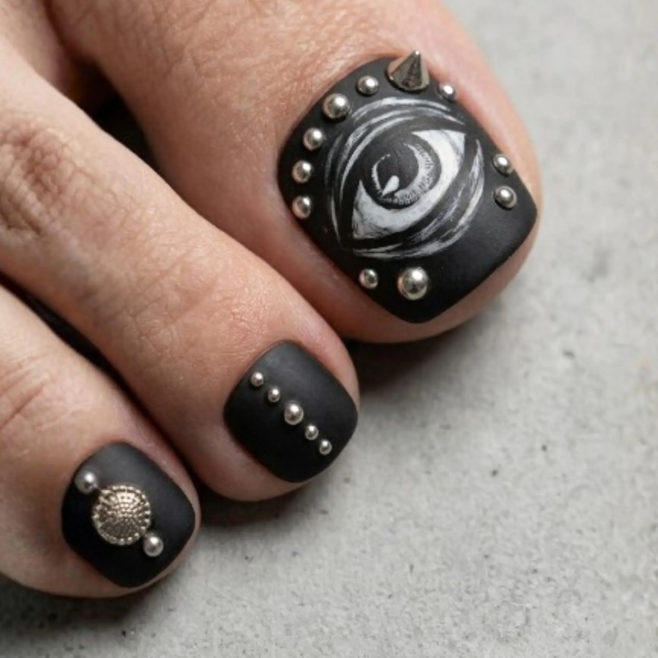 matte finish, evil eye design, press on nails, custom press on nails, fake nails, Nails Art, stained glass nails, gold press on nails, 3d press on nails, luxury press on nails, handmade press on nails