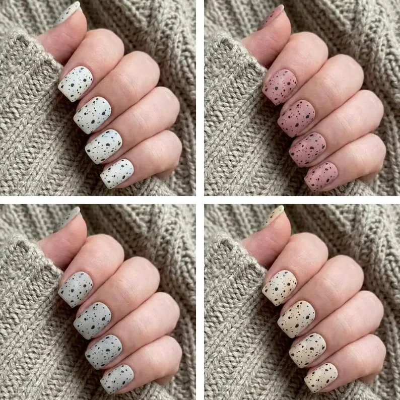 minimalist manicure, reusable nail set, press on nails, custom press on nails, fake nails, Nails Art, stained glass nails, gold press on nails, 3d press on nails, luxury press on nails, handmade press on nails
