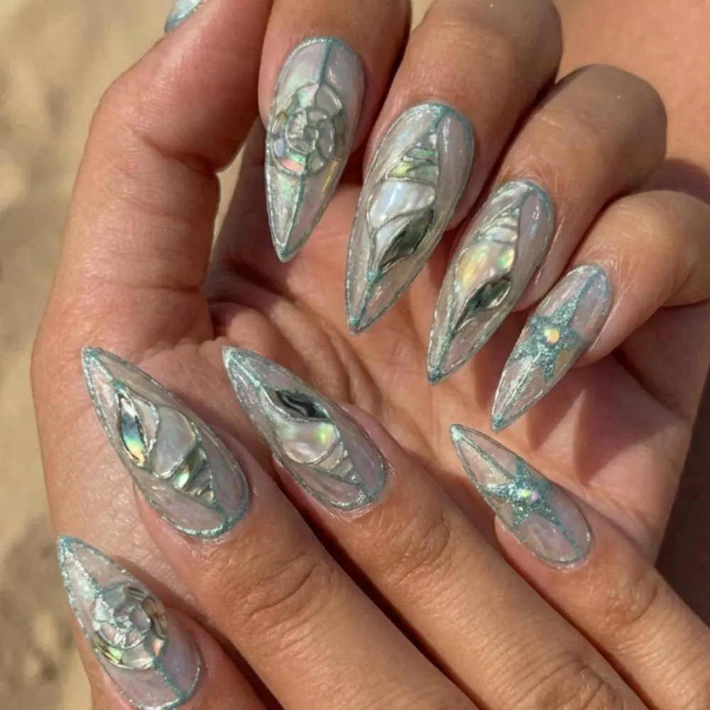 press on nails, custom press on nails, fake nails, Nails Art, stained glass nails, gold press on nails, 3d press on nails, luxury press on nails, handmade press on nails