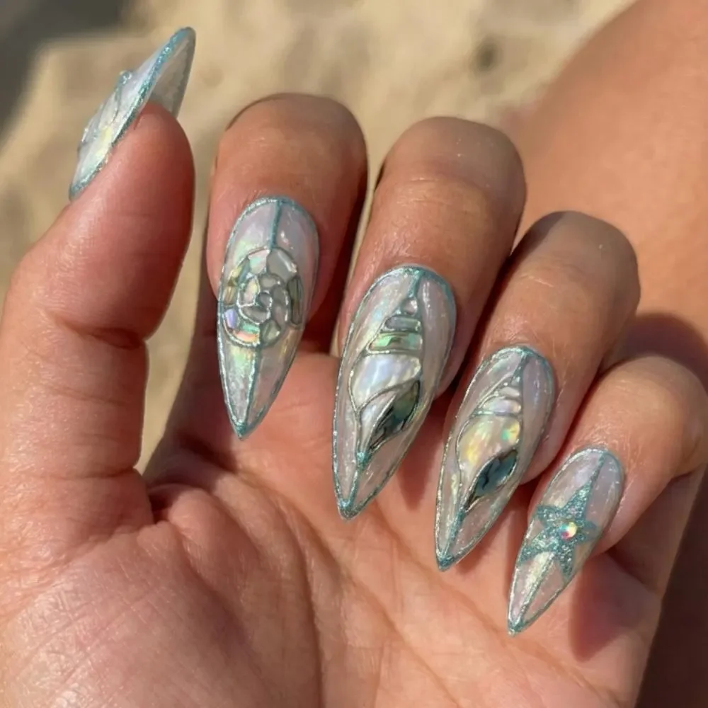 press on nails, custom press on nails, fake nails, Nails Art, stained glass nails, gold press on nails, 3d press on nails, luxury press on nails, handmade press on nails