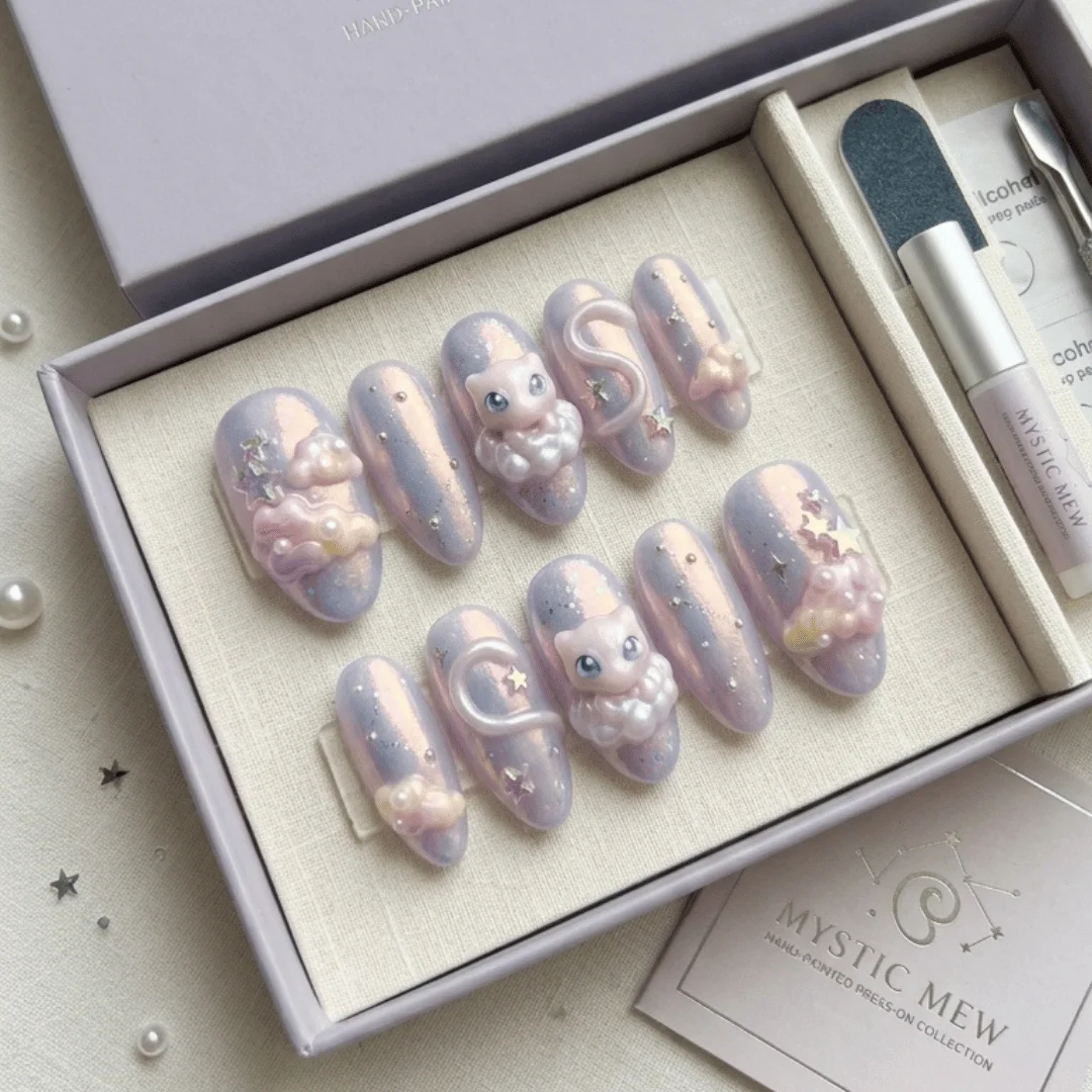 anime nails, handmade celestial, press on nails, custom press on nails, fake nails, Nails Art, stained glass nails, gold press on nails, 3d press on nails, luxury press on nails, handmade press on nails