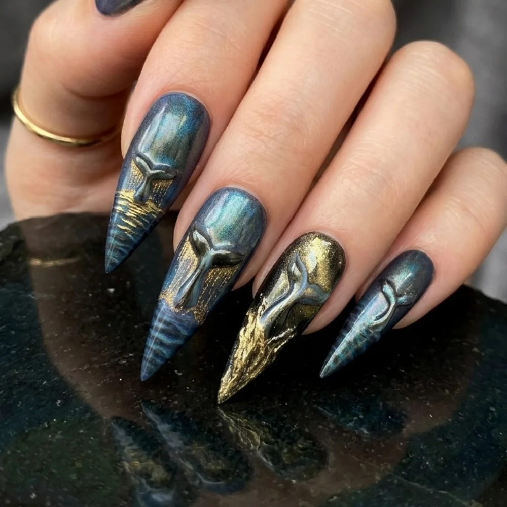 press on nails, custom press on nails, fake nails, Nails Art, stained glass nails, gold press on nails, 3d press on nails, luxury press on nails, handmade press on nails