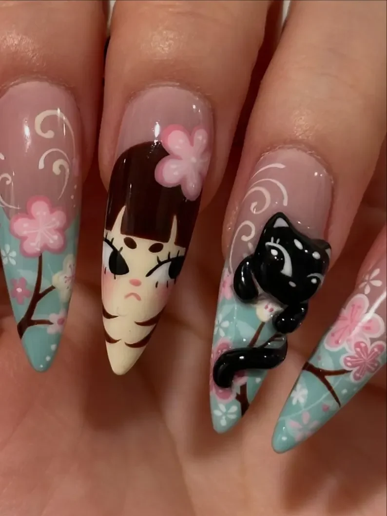 press on nails, custom press on nails, fake nails, Nails Art, stained glass nails, gold press on nails, 3d press on nails, luxury press on nails, handmade press on nails