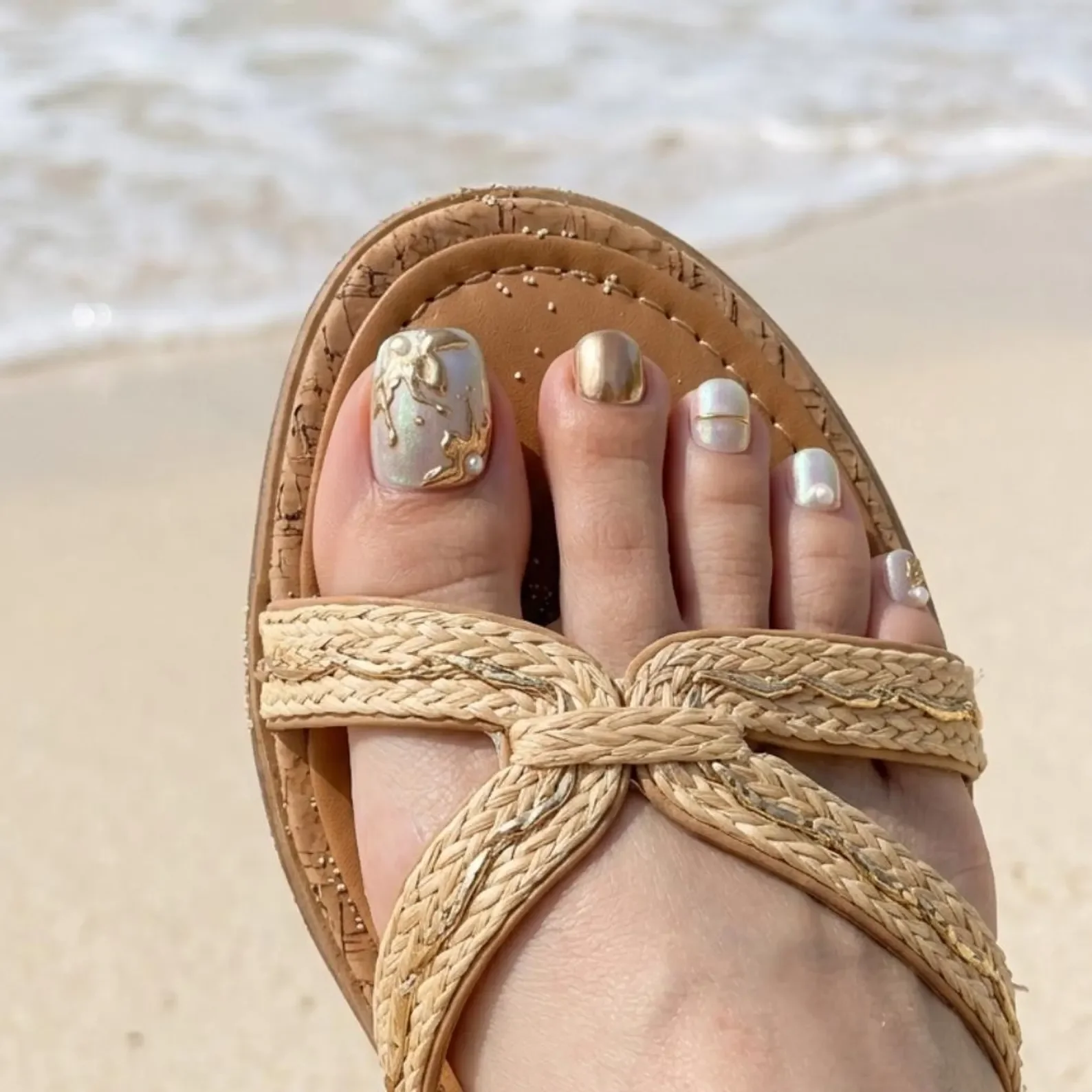 chrome pedicure, pearl manicure, press on nails, custom press on nails, fake nails, Nails Art, stained glass nails, gold press on nails, 3d press on nails, luxury press on nails, handmade press on nails