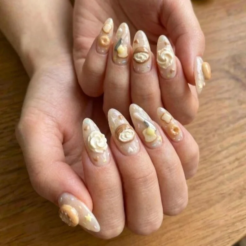 press on nails, custom press on nails, fake nails, Nails Art, stained glass nails, gold press on nails, 3d press on nails, luxury press on nails, handmade press on nails