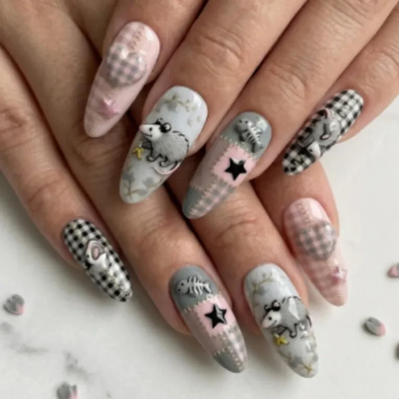 press on nails, custom press on nails, fake nails, Nails Art, stained glass nails, gold press on nails, 3d press on nails, luxury press on nails, handmade press on nails