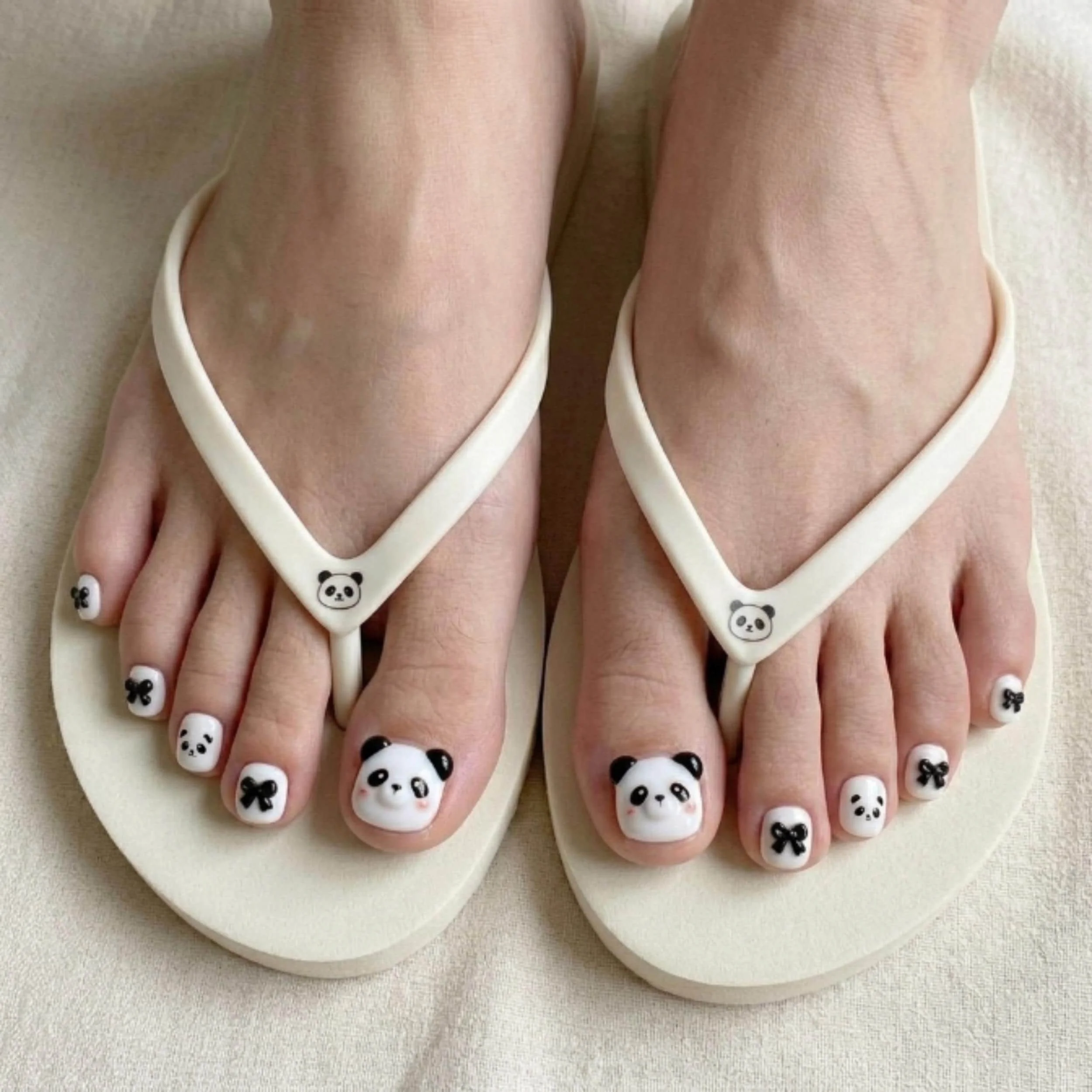 Black and White, Coquette Pedicure, press on nails, custom press on nails, fake nails, Nails Art, stained glass nails, gold press on nails, 3d press on nails, luxury press on nails, handmade press on nails