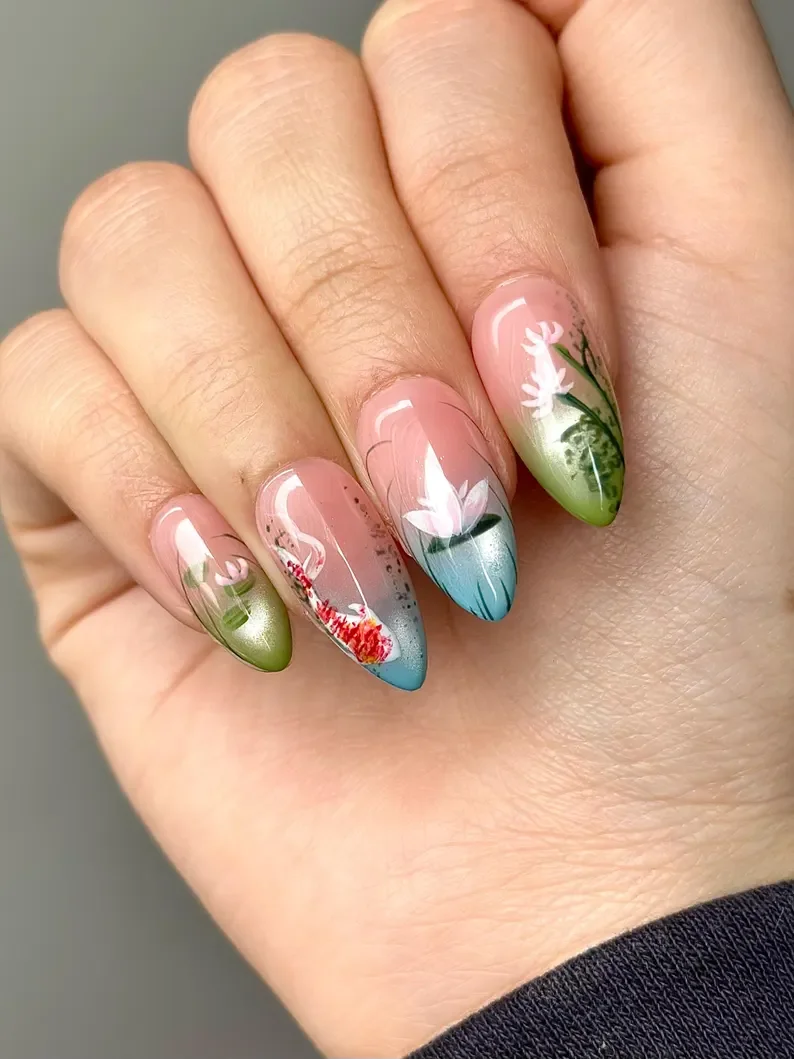 press on nails, custom press on nails, fake nails, Nails Art, stained glass nails, gold press on nails, 3d press on nails, luxury press on nails, handmade press on nails