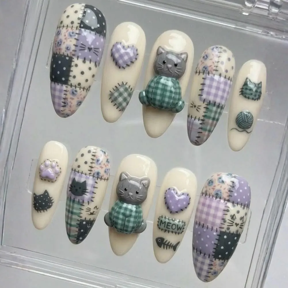 press on nails, custom press on nails, fake nails, Nails Art, stained glass nails, gold press on nails, 3d press on nails, luxury press on nails, handmade press on nails