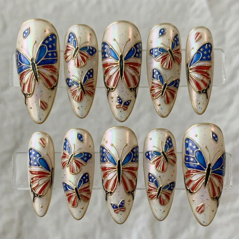 press on nails, custom press on nails, fake nails, Nails Art, stained glass nails, gold press on nails, 3d press on nails, luxury press on nails, handmade press on nails