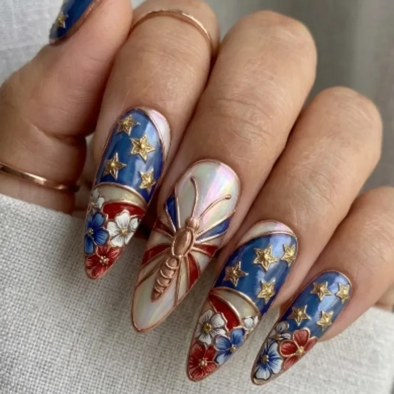 press on nails, custom press on nails, fake nails, Nails Art, stained glass nails, gold press on nails, 3d press on nails, luxury press on nails, handmade press on nails