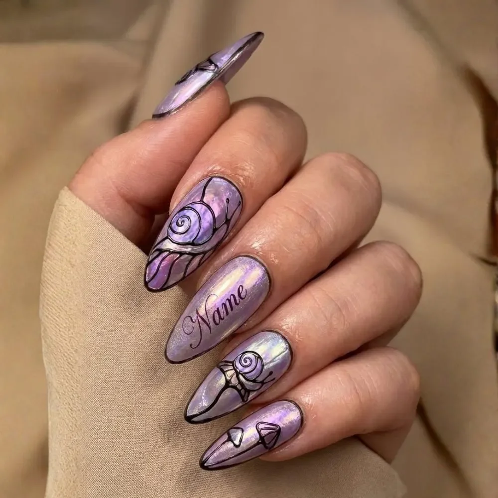 fairycore nails, iridescent press ons, press on nails, custom press on nails, fake nails, Nails Art, stained glass nails, gold press on nails, 3d press on nails, luxury press on nails, handmade press on nails