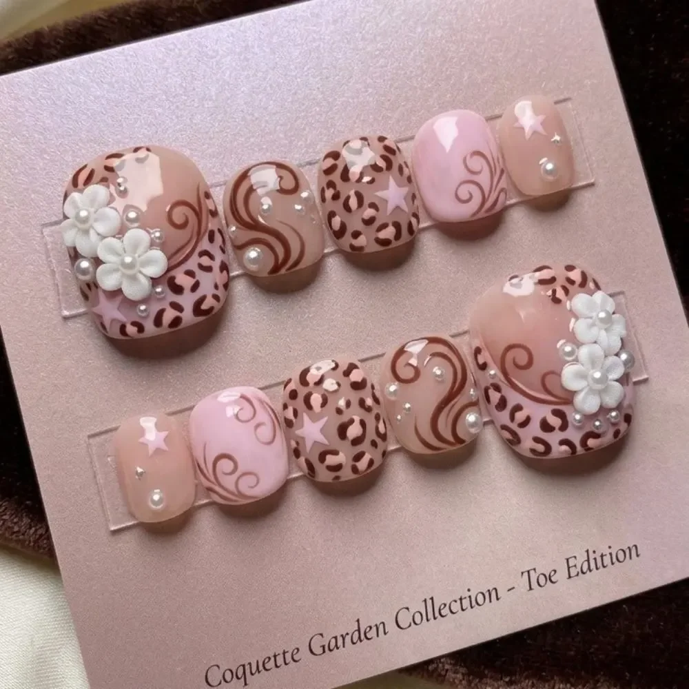 pink coquette, leopard press on, press on nails, custom press on nails, fake nails, Nails Art, stained glass nails, gold press on nails, 3d press on nails, luxury press on nails, handmade press on nails