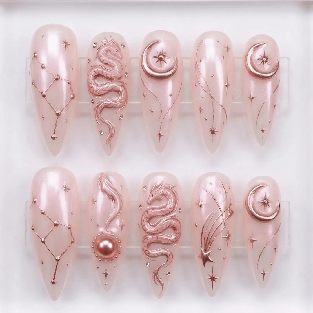 press on nails, custom press on nails, fake nails, Nails Art, stained glass nails, gold press on nails, 3d press on nails, luxury press on nails, handmade press on nails