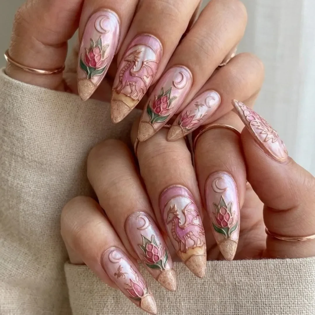 press on nails, custom press on nails, fake nails, Nails Art, stained glass nails, gold press on nails, 3d press on nails, luxury press on nails, handmade press on nails