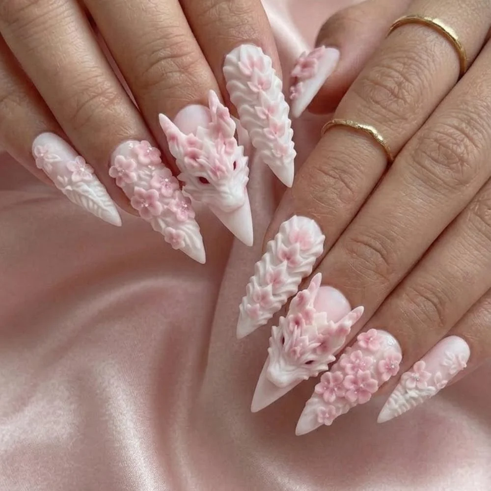 hand sculpted 3d, fantasy art nails, press on nails, custom press on nails, fake nails, Nails Art, stained glass nails, gold press on nails, 3d press on nails, luxury press on nails, handmade press on nails