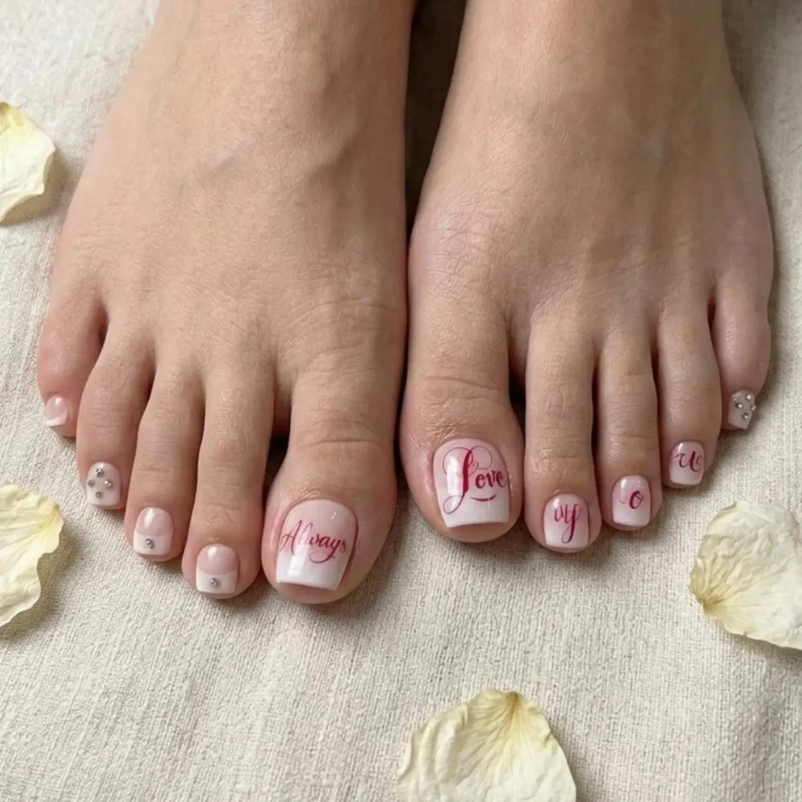 pink toe nails, pink french tip, press on nails, custom press on nails, fake nails, Nails Art, stained glass nails, gold press on nails, 3d press on nails, luxury press on nails, handmade press on nails
