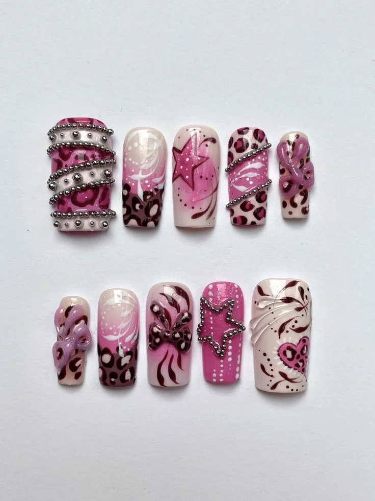 press on nails, custom press on nails, fake nails, Nails Art, stained glass nails, gold press on nails, 3d press on nails, luxury press on nails, handmade press on nails