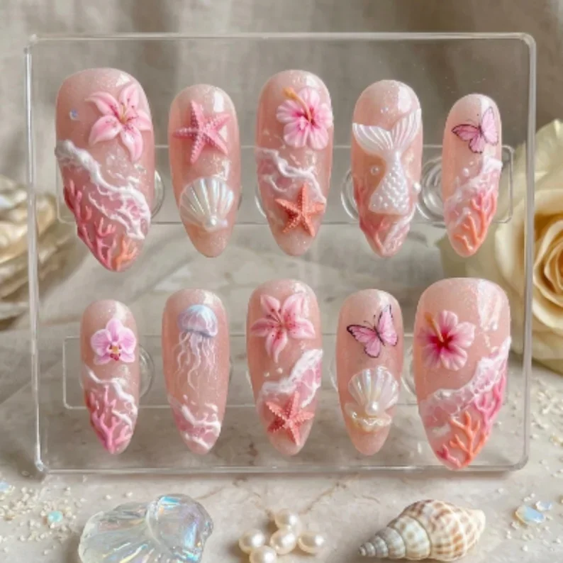 press on nails, custom press on nails, fake nails, Nails Art, stained glass nails, gold press on nails, 3d press on nails, luxury press on nails, handmade press on nails