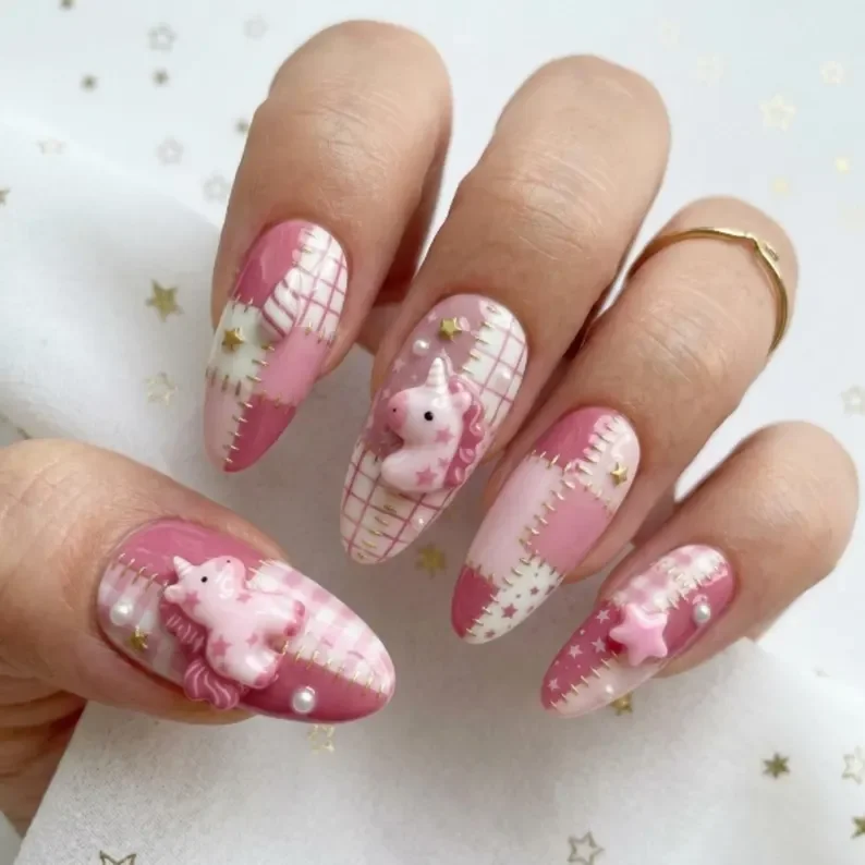 press on nails, custom press on nails, fake nails, Nails Art, stained glass nails, gold press on nails, 3d press on nails, luxury press on nails, handmade press on nails