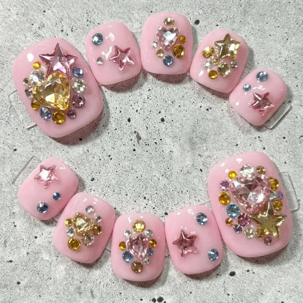 press on nails, custom press on nails, fake nails, Nails Art, stained glass nails, gold press on nails, 3d press on nails, luxury press on nails, handmade press on nails