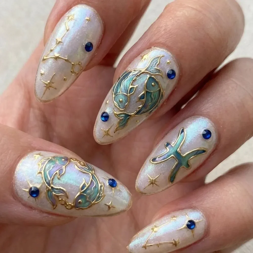 press on nails, custom press on nails, fake nails, Nails Art, stained glass nails, gold press on nails, 3d press on nails, luxury press on nails, handmade press on nails