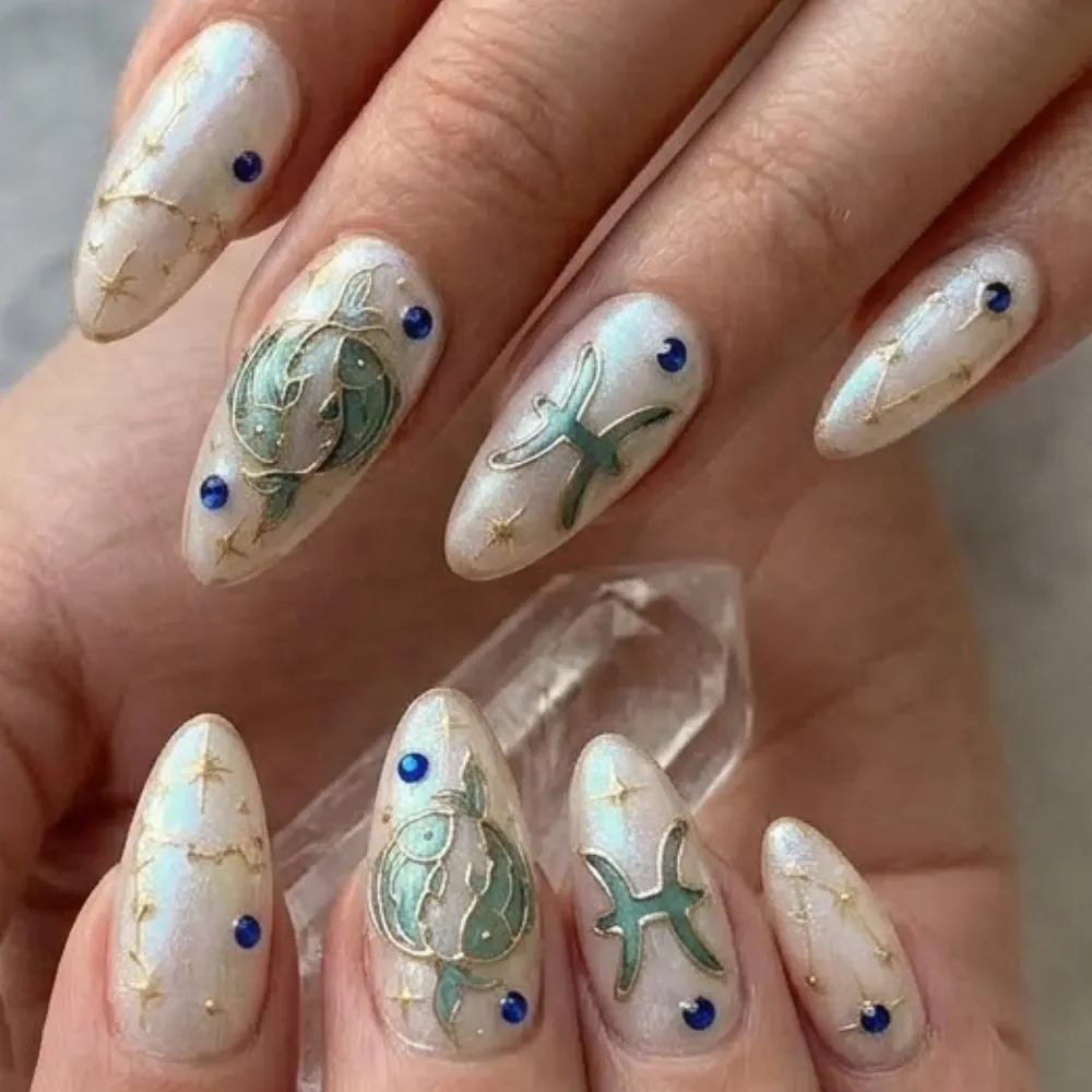 press on nails, custom press on nails, fake nails, Nails Art, stained glass nails, gold press on nails, 3d press on nails, luxury press on nails, handmade press on nails