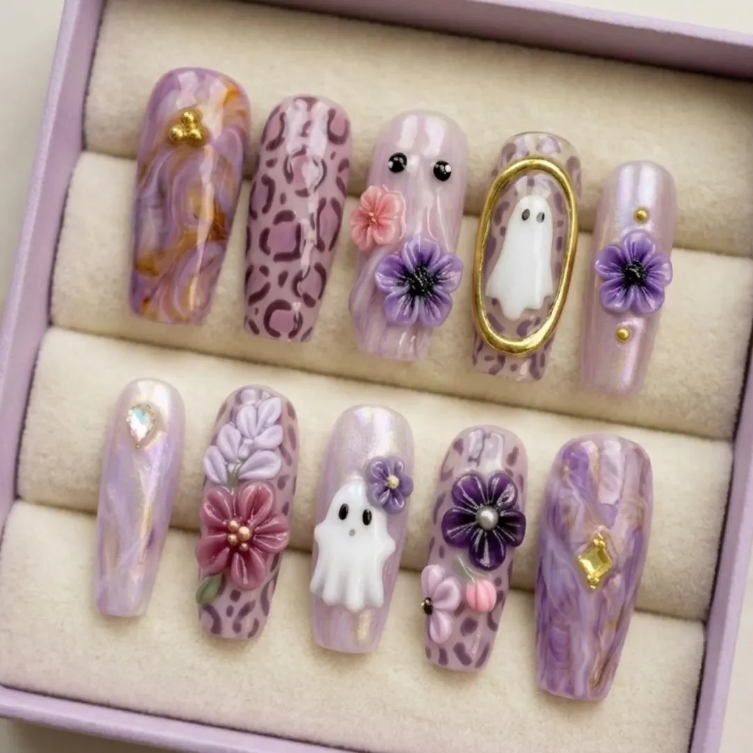 press on nails, custom press on nails, fake nails, Nails Art, stained glass nails, gold press on nails, 3d press on nails, luxury press on nails, handmade press on nails