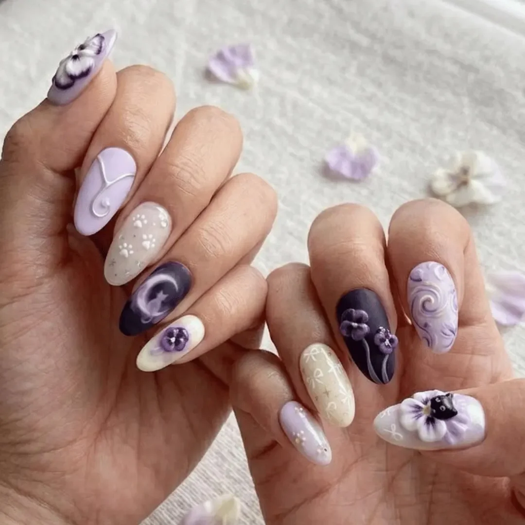 press on nails, custom press on nails, fake nails, Nails Art, stained glass nails, gold press on nails, 3d press on nails, luxury press on nails, handmade press on nails