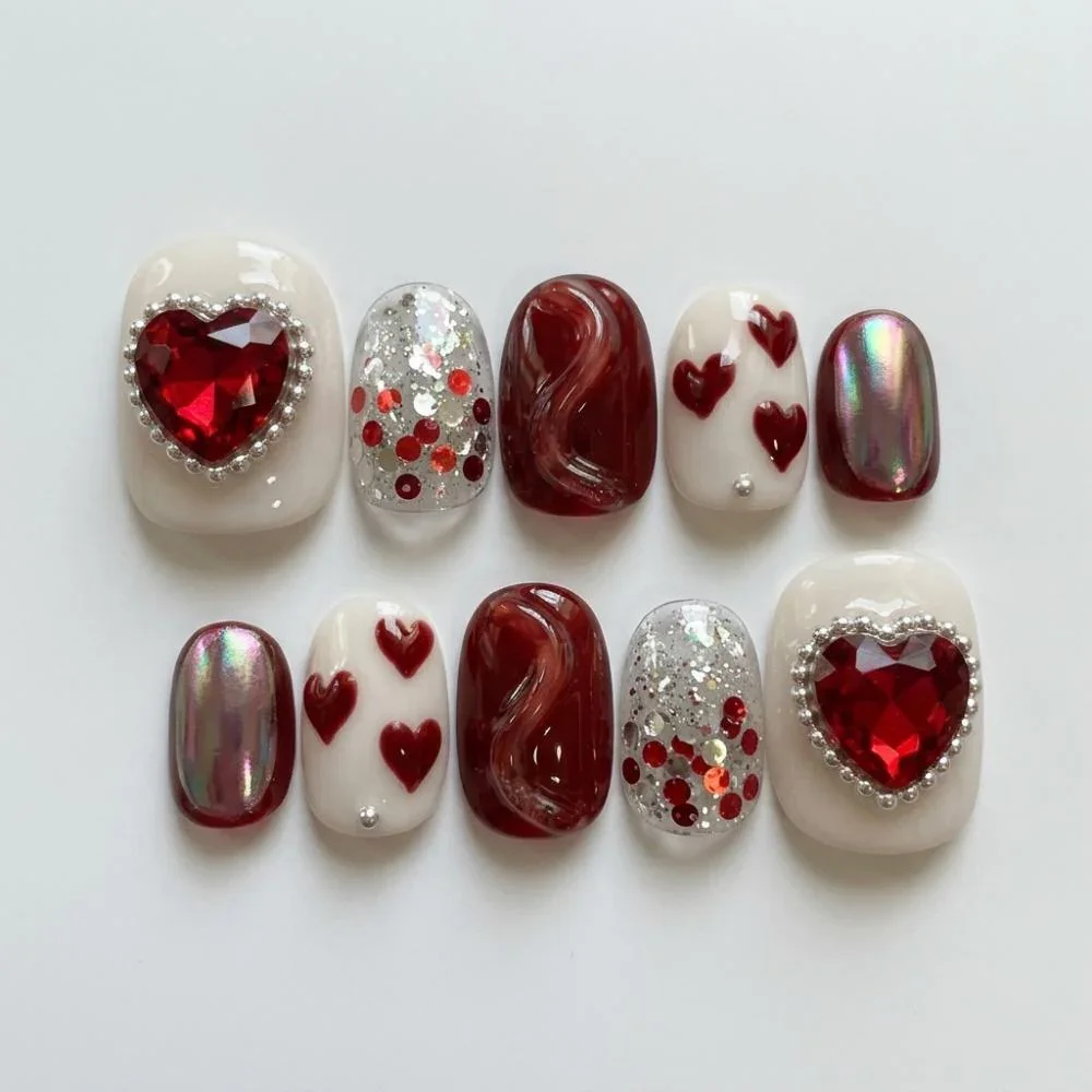 press on nails, custom press on nails, fake nails, Nails Art, stained glass nails, gold press on nails, 3d press on nails, luxury press on nails, handmade press on nails